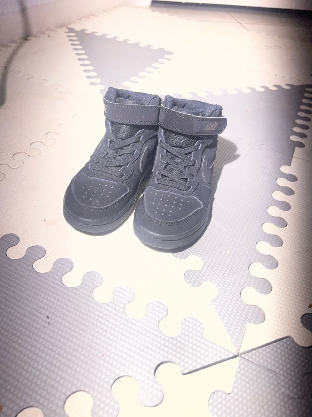 KIDS' TODDLER NIKE COURT BOROUGH MID 2 CASUAL SHOES  Size 10C